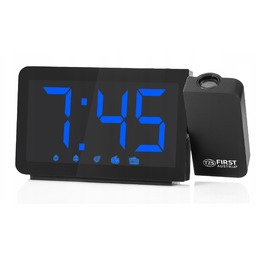 Budzik z radiem i projektorem na sufit Led