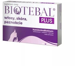Biotebal Plus Włosy Skóra Paznokcie Tabletki 40szt.