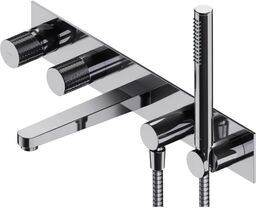 OMNIRES CONTOUR bateria wannowa 5-otworowa podtynkowa chrom (CR)