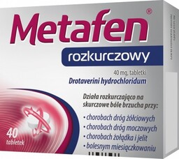 Metafen rozkurczowy 40 mg 40 tabl.