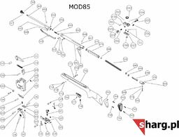 Podkładki dystansowe do kolby Hatsan do MOD 85,