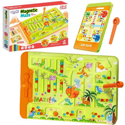 Woopie Magnetyczny Labirynt 2W1 Gra Chińczyk