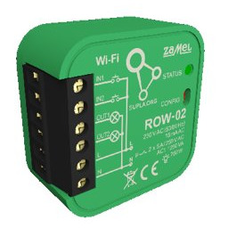 Zamel Supla ROW-02 - 2x przekaźnik 230V WiFi