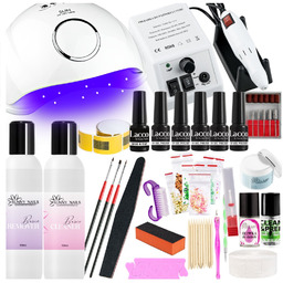 ZESTAW DO MANICURE HYBRYDOWEGO PAZNOKCI LAMPA LED/UV 168W
