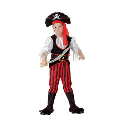 Kostium Czerwony Pirat - 1 szt.