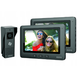 Zestaw Wideodomofon 2 Dwa Monitor 7" Brama