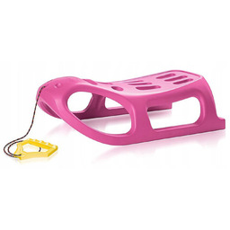 Sanki plastikowe tradycyjne Mocne szybkie Little Seal różowe