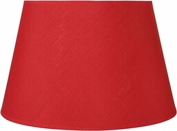 Sema 97211 abażur okrągły tekstura/materiał czerwony