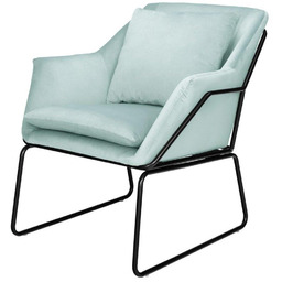 Fotel welur Fluence 25073-m Moos Home na stelażu