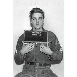 Close Up Elvis Presley plakat Mugshot zdjęcie policyjne