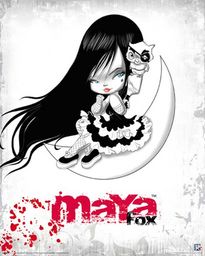 Mini plakat Maya lis księżyc i akcesorium