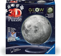 3D Puzzle-Ball Der Mond - Glow-in-the-Dark: Erlebe Puzzeln