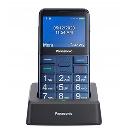 Telefon komórkowy Panasonic KX-TU155EXBN Dla seniora 2,4" Niebieski