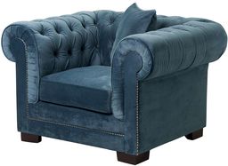 Fotel Chesterfield Classic Velvet Midnight 118x96x77cm, 118 x