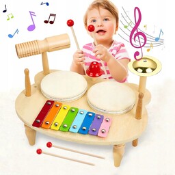 Drewniany Blat Montesori Instrument Perkusja Cymbałki Ksylofon