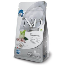 FARMINA N&D WHITE DOG SEA BASS, Spirulina and