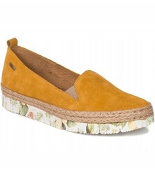 Espadryle Maciejka 02966-27 skóra zamszowa żółte r.40