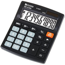 ELEVEN kalkulator biurowy SDC810NR, 10-cyfrowy wyświetlacz, podwójnie zasilany