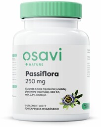 Osavi Passiflora 250mg - 120 kapsułek Vege