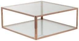 Stolik Qube rose gold 100x100x40cm, 100 x 100