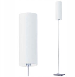 lampa stojąca podłogowa nowoczesna tuba abażur Led