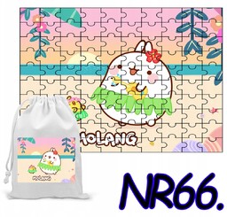 PUZZLE 35 EL. UKŁADANKA PREZENT KRÓLIK MOLANG +