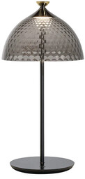 Kartell - Pumo Lampa Stołowa Black/Fume