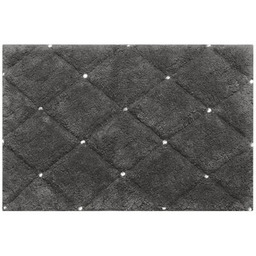 Eurofirany Dywanik łazienkowy Chic 459793 Prostokątny Stalowy Zyskaj