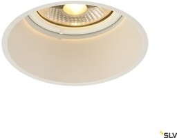 HORN-T lampa sufitowa wpuszczana, QPAR111, okrągła, kolor biały,