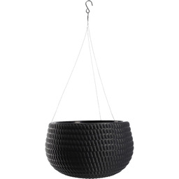 Doniczka kula wisząca z wkładem Serro 29 cm,