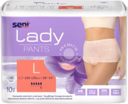 Seni Lady Pants, majtki chłonne dla kobiet, Large,