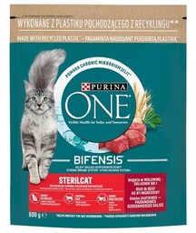 PURINA ONE Karma dla kota Sterilcat Wołowina &