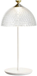 Kartell - Pumo Lampa Stołowa Biały/Przezroczysty