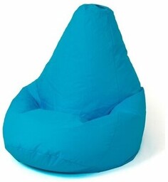 GO GIFT Pufa worek Grusza Niebieski XXL 140