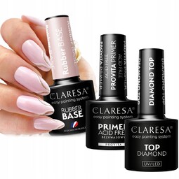 Claresa Rubber Base + Top Diamond + Primer