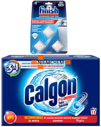 Calgon 3w1 Tabletki Odkamieniacz do Pralki + Finish