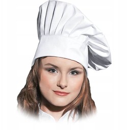 LH-HATER - Wysoka czapka kucharska z serii Chefs