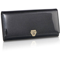 Portfel skórzany BETLEWSKI czarny BPD-DM-100