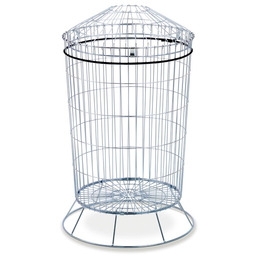 Druciany kosz metalowy na śmieci 175 L