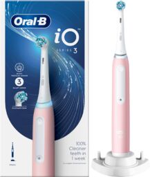 Oral-B iO 3, szczoteczka magnetyczna, różowa