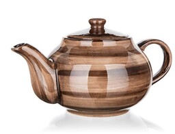 Banquet Czajnik ceramiczny PALAS, 1,2 l, brązowy, brązowy