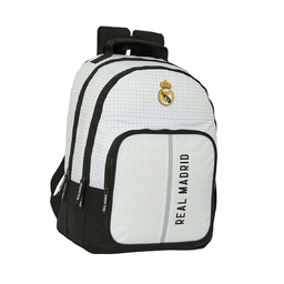 Plecak szkolny tornister dwukomorowy 42 cm Real Madryt