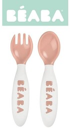 Beaba Sztućce plastikowe w etui nude 913400- Beaba,
