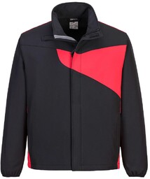 PW271 - Kurtka softshell PW2 (2L) - czarny-czerwony