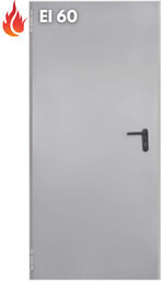 Drzwi Przeciwpożarowe EI60 90cm RAL 7035 Szare Padilla