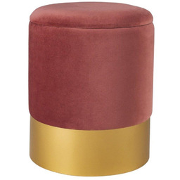 Moos Home Puf welurowy Velvet VWF17B00B-S-R Moos złoty