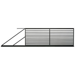 Brama przesuwna Daniel ocynk antracyt struktura 400 x