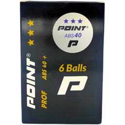 Piłeczki do ping ponga Point Prof ABS40 ***