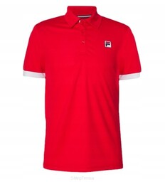 Koszulka tenisowa Fila Polo Marc czerwona L