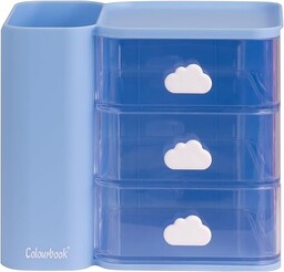 Colourbook Cubby organizer na biurko, 3 szuflady, minikomoda,